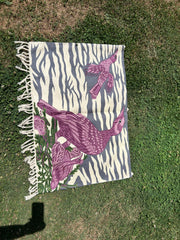 3x2 ft Woodllen Chainstitch Wall Hanging