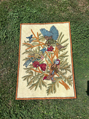 3x2 ft Woodllen Chainstitch Wall Hanging