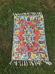 3x2 ft Silk Chainstitch Wall Hanging