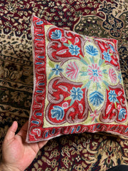 16 in x 16 in Silk Chainstitch Cushion Covers