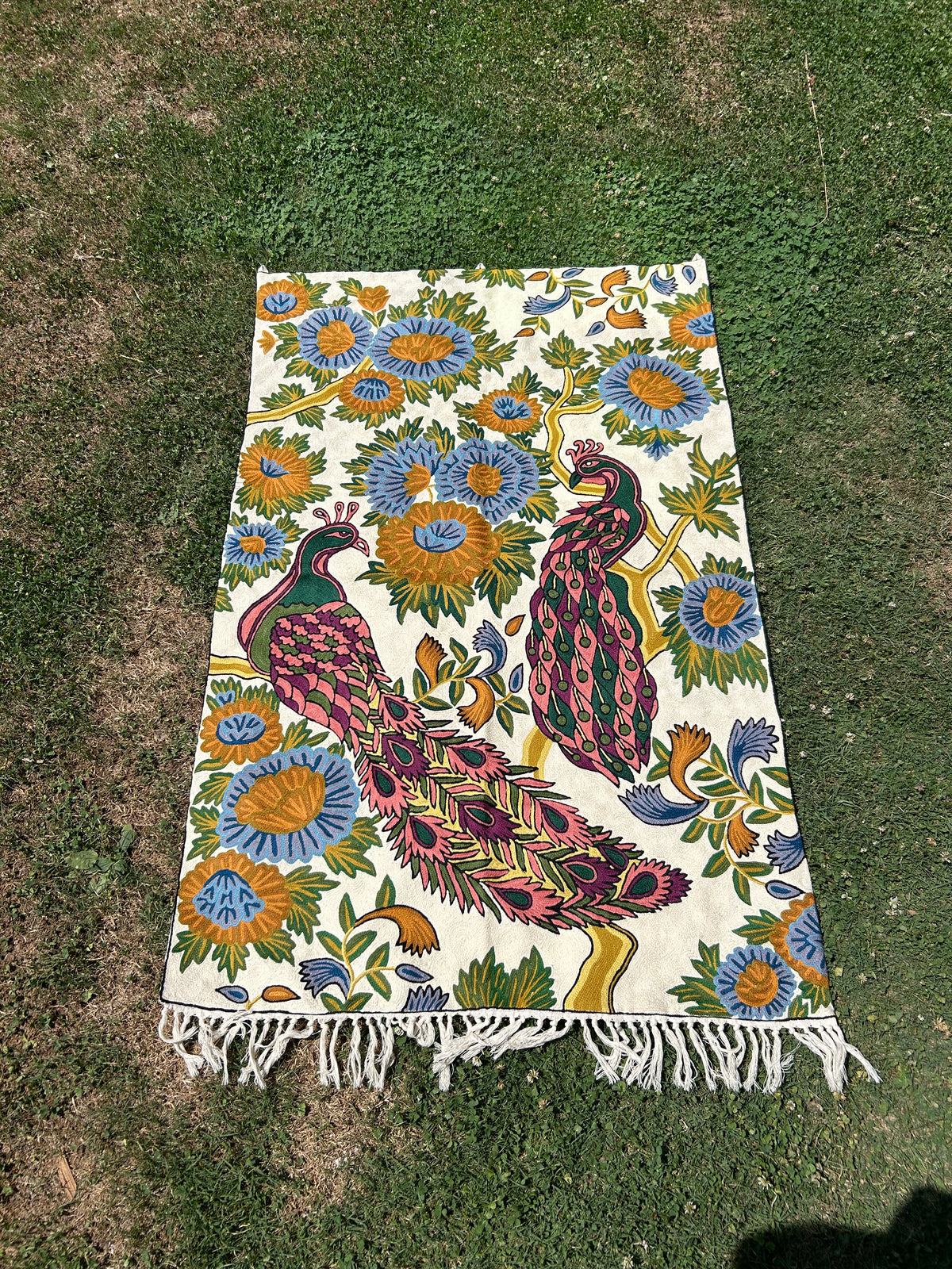 4x1 ft Woollen Chainstitch Wall Hanging