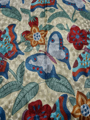 4x2.5 ft Silk Chainstitch Wall Hanging