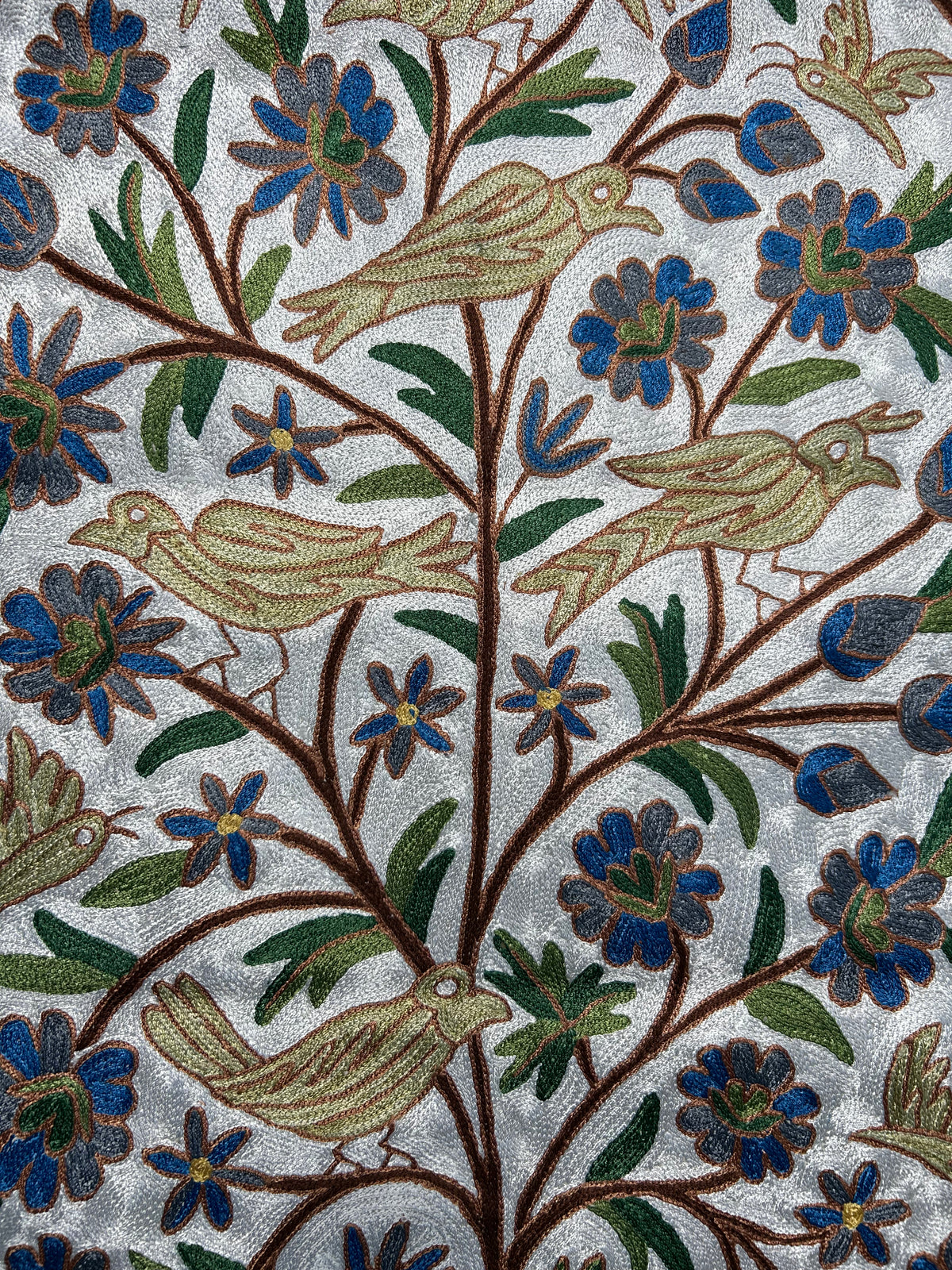 4x2.5 ft Silk Chainstitch Wall Hanging