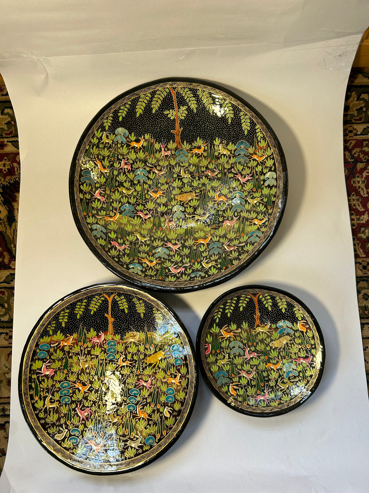 Wall Plates Set of 3 (Yellow)